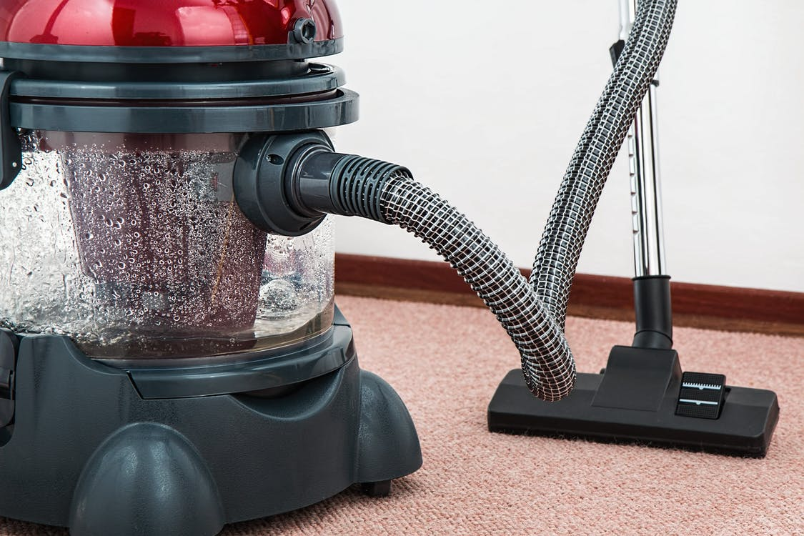 Red And Black Vacuum Cleaner