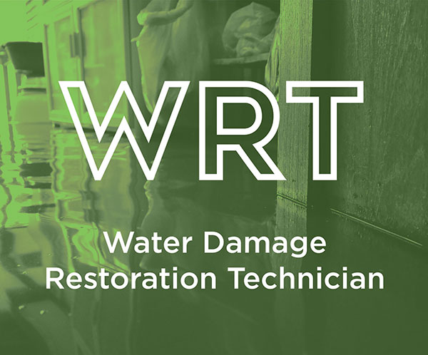 water damage restore technician