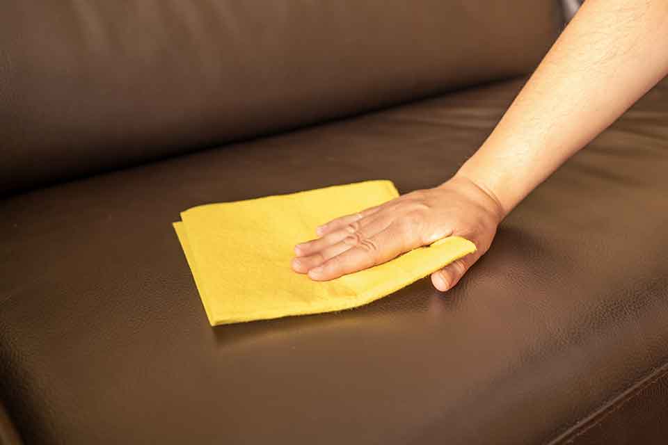 What is the best thing to clean leather with?