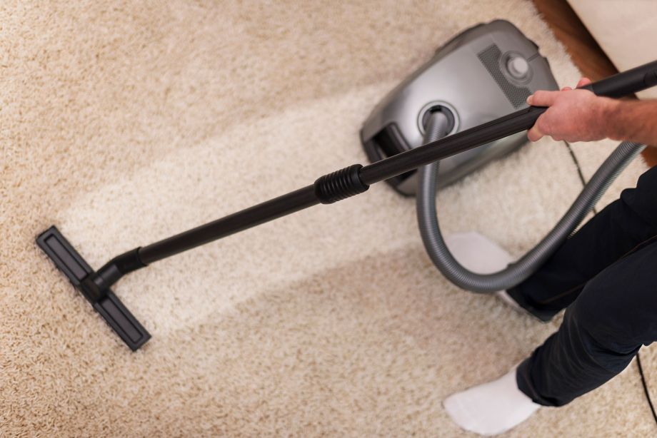 Weekly vacuuming to maintain your carpet